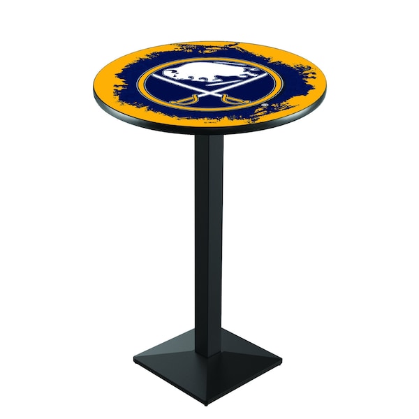 42" Blk Wrinkle Buffalo Sabres Pub Table